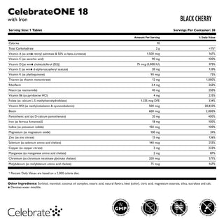 CelebrateONE 18 Bariatrický multivitamín so železom, žuvací