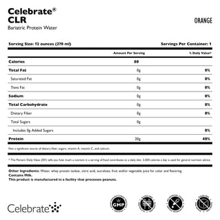 Celebrate® CLR 20g proteínová voda