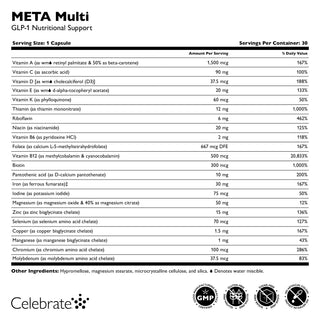 META Multi GLP-1 Nutričná podpora 