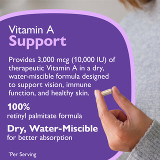 Vitamín A 3.000mcg (10.000 IU), kapsule