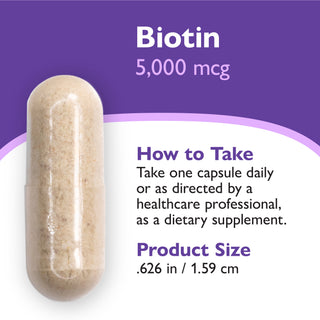 Biotín 5.000 mcg, kapsuly