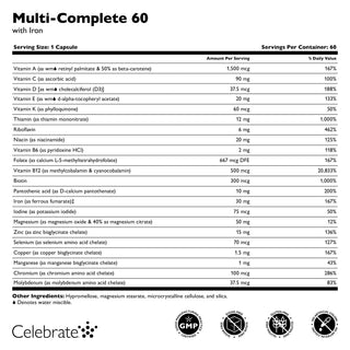 Multi-Complete 60 Bariatrický multivitamín so železom, žuvací, Tropical