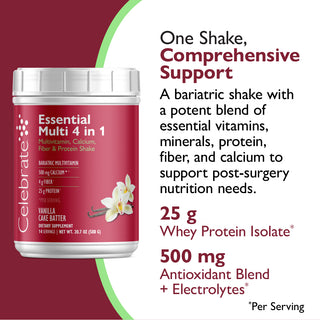 Essential Multi 4 v 1 multivitamín s vápnikom + proteínom, prášok