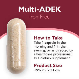 Multi-ADEK Vitamín bez železa, kapsule