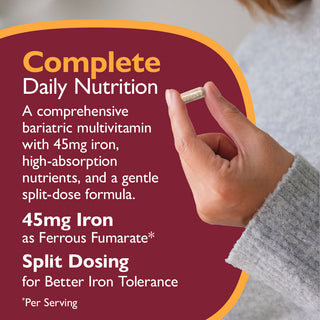 Multi-Complete 45 Bariatrický multivitamín so železom, kapsuly