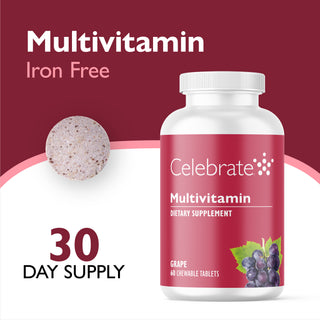 Bariatrický multivitamín bez železa, žuvací