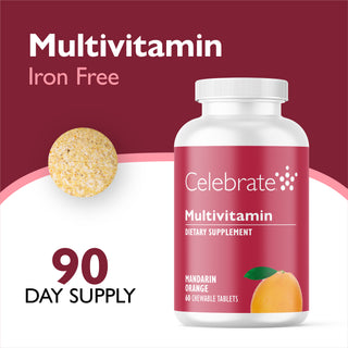 Bariatrický multivitamín bez železa, žuvací
