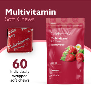 Bariatrický multivitamín bez železa, mäkké žuvačky