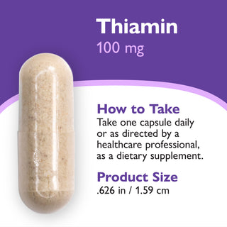 Tiamín vitamín B1, 100 mg, kapsule