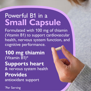 Tiamín vitamín B1, 100 mg, kapsule