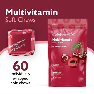 Bariatrický multivitamín bez železa, mäkké žuvačky
